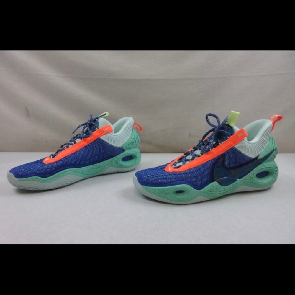 Nike Cosmic Unity DA6725-500 Men's Sapphire & Green Glow Basketball Shoes NX54